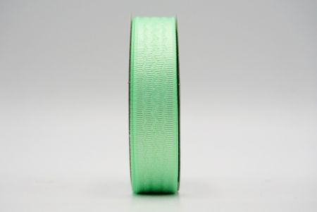 Nastro gros grain ondulato verde Tiffany_K1763-501